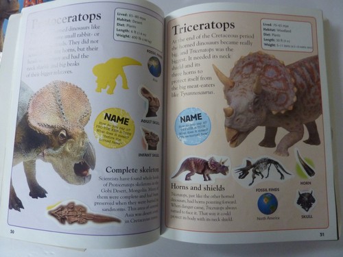 Dinosaur Books Lot Of 4 , Aladar's Story Eye Openers Donosaurs, Sticker Books - Imagen 8 de 10