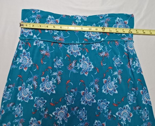 MARKET & SPRUCE Joven Knit Stitch Fix Maxi Skirt Teal Green XL/1X. New With Tags - Picture 9 of 9