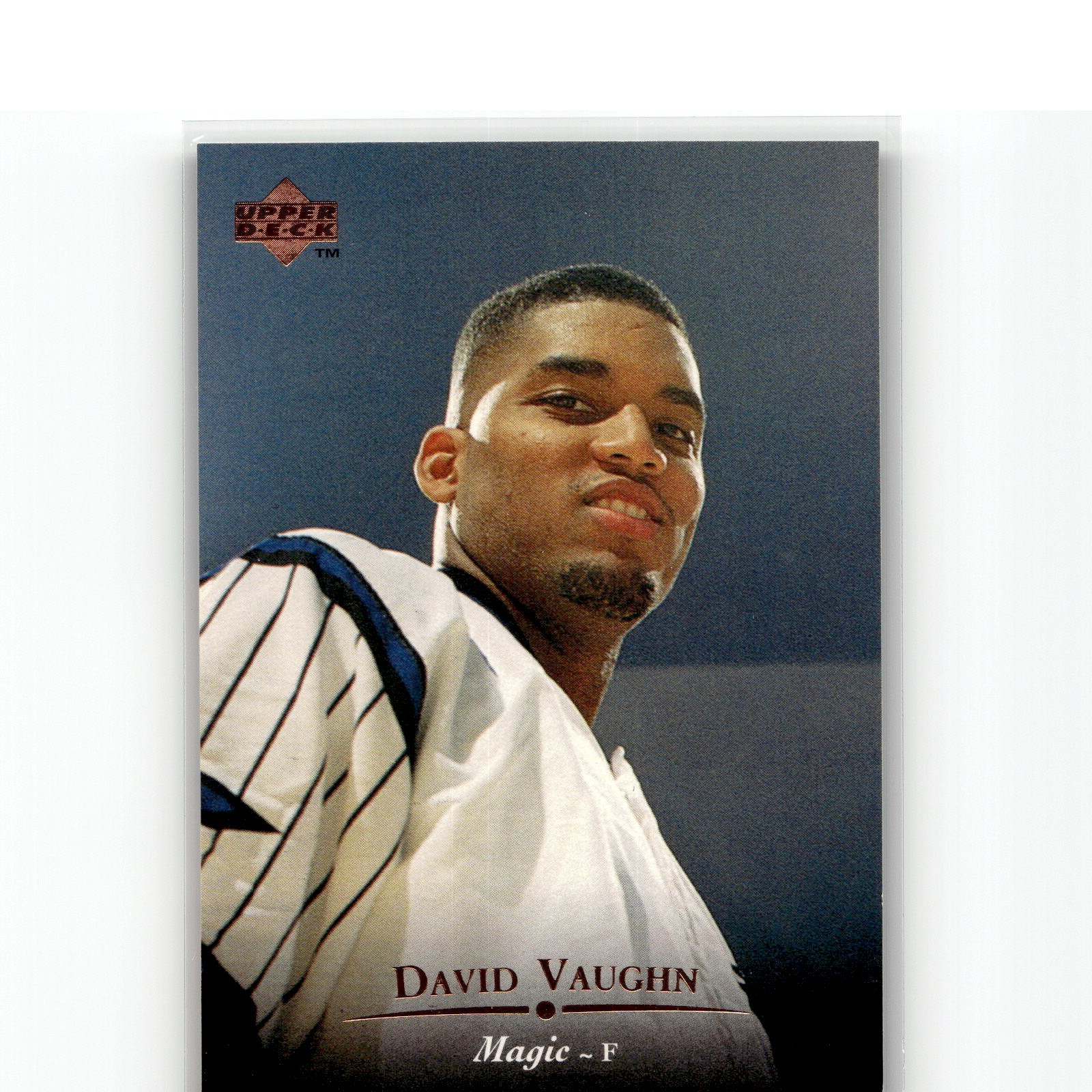 1995 Upper Deck #313 David Vaughn Orlando Magic NBA Basketball
