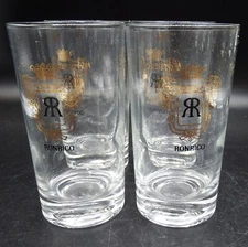 VTG set of 6 Ronrico  4 3/4" Juice glasses 1960's MINT!