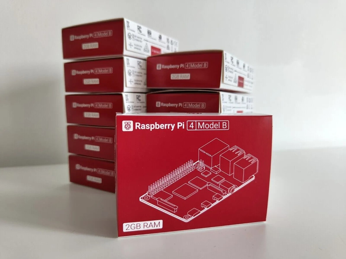 Raspberry Pi 4 Model B, 4GB DDR4 RAM Single Board Computer