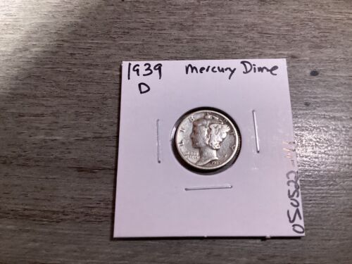 1939 - D Merkur Silber Groschen aus Denver Mint - 050522-41
