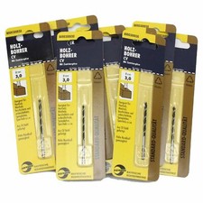 10 BBW 3mm Super Sharp Brad Point Drill Bits For Wood & PVC. Made in Germany