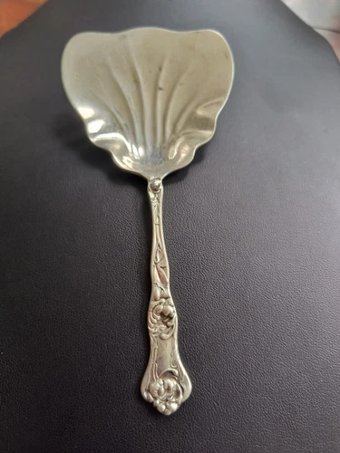 Antique 1906 Sterling Silver 925 Bon Bon Scoop Peony Pattern R WALLACE & SONS