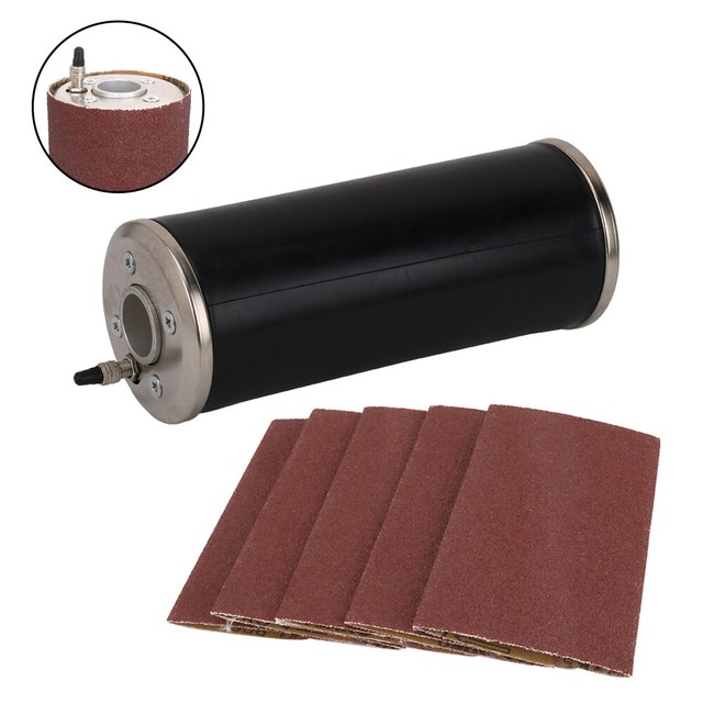 85x215mm Inflatable Drum Sanding Belt Rubber Sleeve Set for Polishing