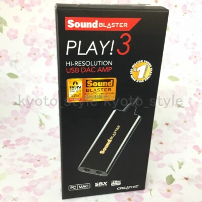 Creative Sound Blaster Play! 3 USB Audio Interface bis 24bit/96kHz 51630 JAPAN