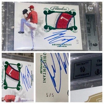 2018 Panini Flawless SHOHEI OHTANI RC 大谷翔平 JUMBO ANGELES LOGO