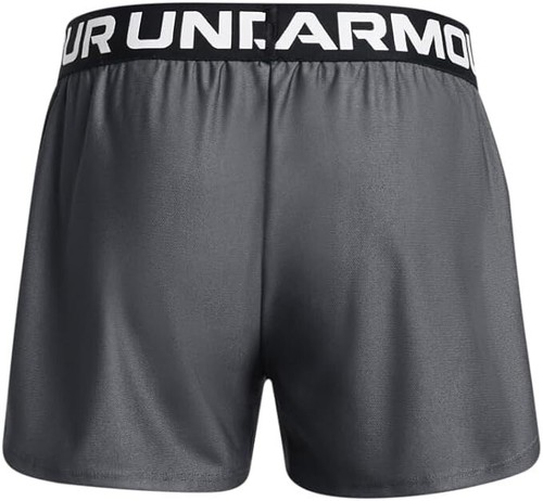 New Under Armour Girls' Play Up Shorts Gray Size Youth Small YSM NWT - Picture 2 of 4
