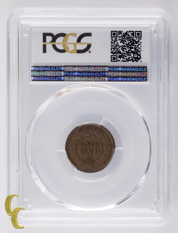 1909-S Indian Cent 1C Graded by PCGS as XF-40! Great Key Date Indian Cent! - Image 2 of 4
