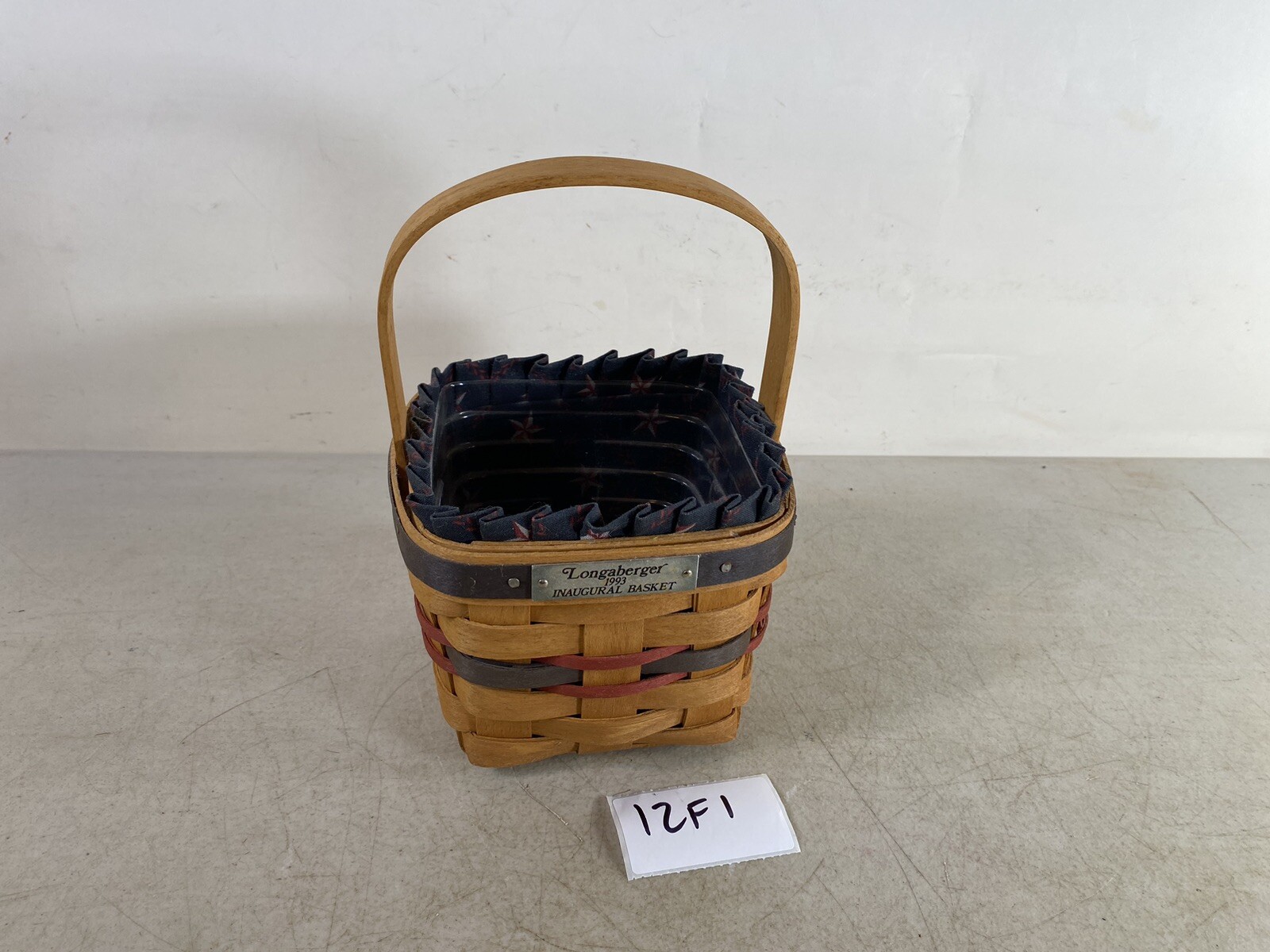New Longaberger 1992 1993 Inaugural Basket 12F1