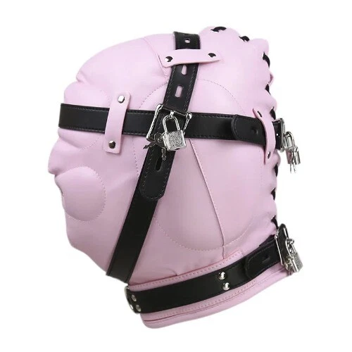 Exótico Juego de Juegos con disfraces para Adultos Capucha Fetiche Cabeza Completa Máscara de Bondage Capucha Fiesta Juego de Rol Foto 2 de 4