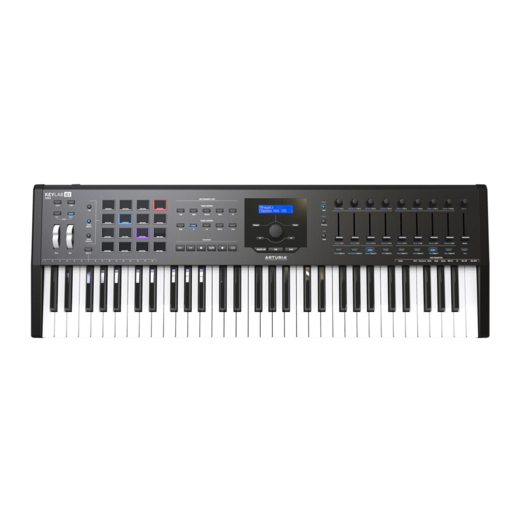 DTM・DAW Arturia KEYLAB 61 mk2 BLACK Arturia Keylab MKII 61 Black 61-Key USB MID Keyboard Controller CV