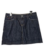Banana Republic Womens Dark-Whash Denim Skirt Size 10