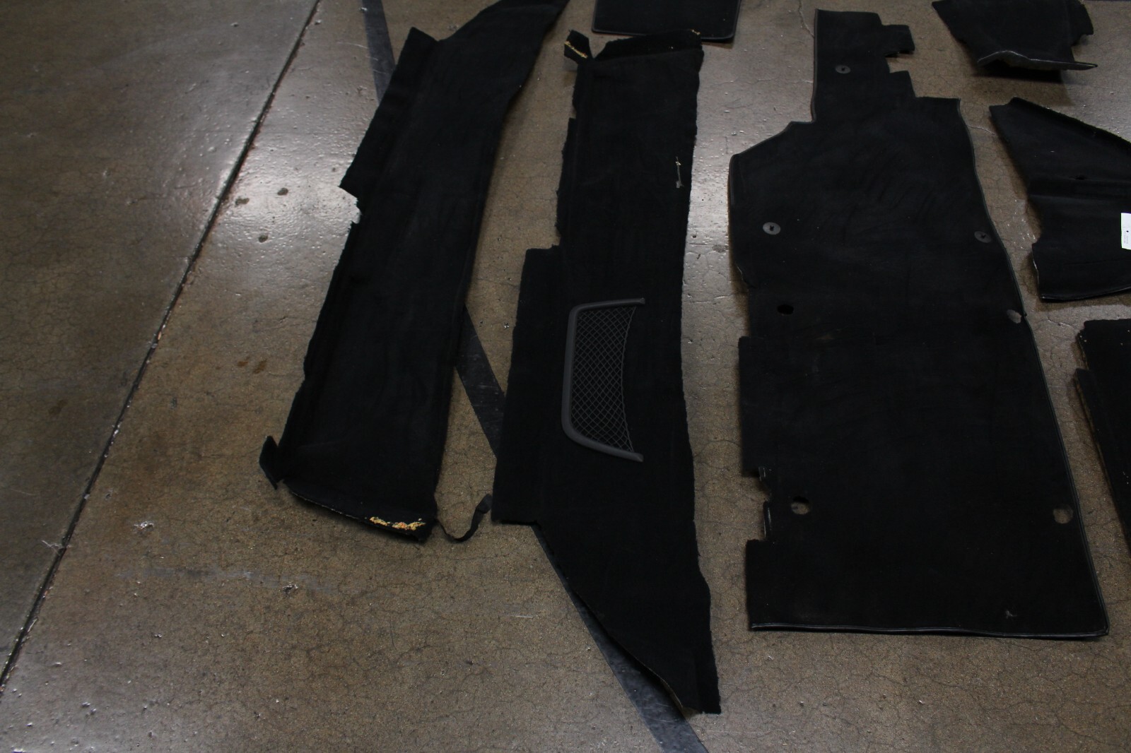 Lamborghini Gallardo, Spyder, Front Carpet, Full Set, Black, Used