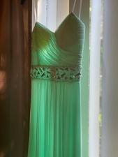 Women - Windsor Mint Green Strapless Formal Gown   Prom Dress