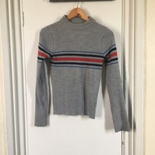 Urban Outiftters Grey Ribbed Top Size M