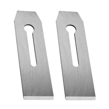 TorSor 2 Pack Bench Hand Plane 2-Inch Blade Replacement Woodwork Planer Cutte...