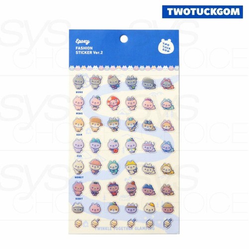 MONSTA X TWOTUCKGOM Official Authentic Goods Epoxy Fashion Sticker Ver2 - Picture 3 of 3