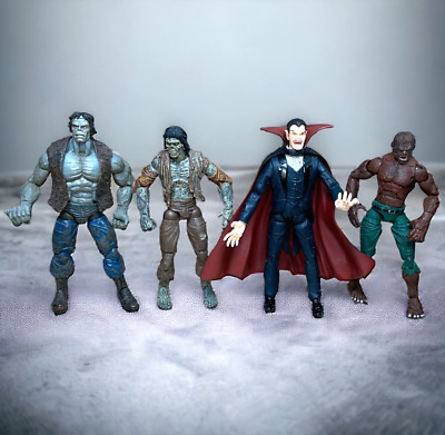 Marvel Legends Monsters 2006 ToyBiz - Dracula - Frankenstein - Zombie - Werewolf