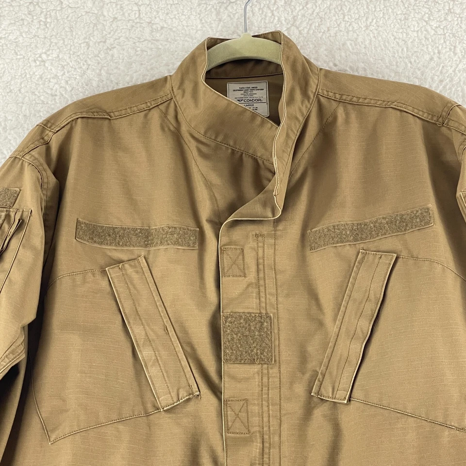 Abrigo Uniforme C Clásico Condor Cadet Para Hombre Grande Coyote Marrón Manga Larga Militar Foto 3 de 4