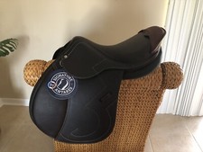 Antares Signature Calf skin saddle Tobacco Brown 17.5 2A -AN Med/wide.