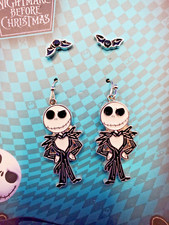 Disney Nightmare Before Christmas Jack Skellington  Bats Earring Set NEW