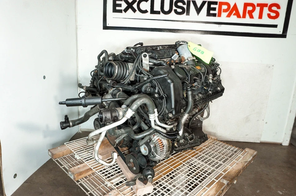06-08 BMW 750Li E66 E65 OEM AT RWD 4.8L V8 DOHC 32V Engine Motor 117K 5068 - Image 3 of 4