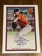 MARK APPEL 2014 Bowman Box Topper Jumbo Autograph RC #11/20 ASTROS PHILLIES