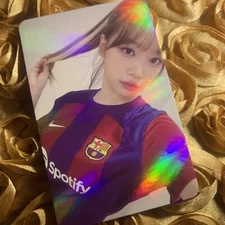 CHAEWON LE SSERAFIM Edition Celeb K-pop Pretty Girl Shiny Photo Card Sporty Pony