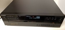 Sony CDP-C345 5 Disc CD Changer Black Tested No Remote