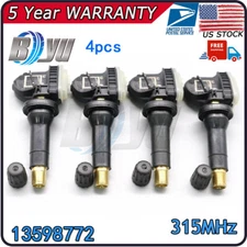 TPMS NEW 13598772 Tire Pressure Monitoring Sensor 4PCS For GMC Buick GM GM Chevy
