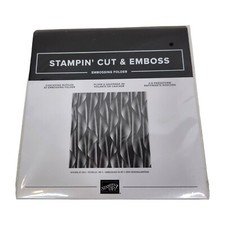 Stampin' Up CASCADING RUFFLES 3D Embossing Folder Stampin' Cut  Emboss