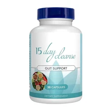 Gut Health Supplements - Improve Digestive Comfort 15 Day Cleanse Detox Gut & Co