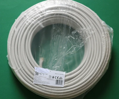 50m NYM-J 3x1,5 mm² Mantelleitung Elektrokabel Kabel Ring =EUR 0,80 pro meter
