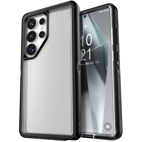 Funda a prueba de golpes de doble capa para teléfono Samsung Galaxy S24 Ultra/S24/S24 Plus - Imagen 25 de 27