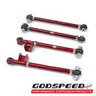 Godspeed Adjustable Rear Lateral Link Set Set of 4 Forged Steel for Impreza 9. (For: Subaru)