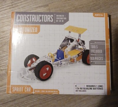 Constructors Motorized Construction Kit Sprint Car 169 Pieces Toy