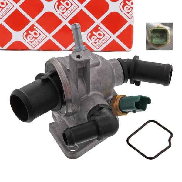 Febi Thermostat GehäUse Sensor FüR Opel Astra H Corsa D Fiat Punto 1.3 Diesel-image