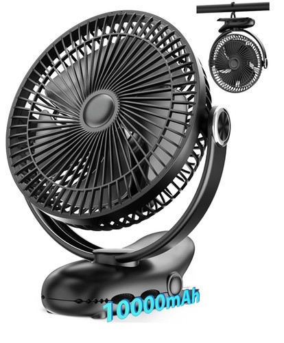 Clip On 8” Portable Fan