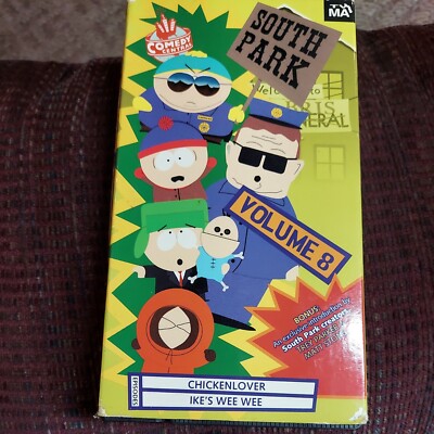 1998 VHS Tape, South Park Volume 8- Chickenlover & Ike s Wee Wee