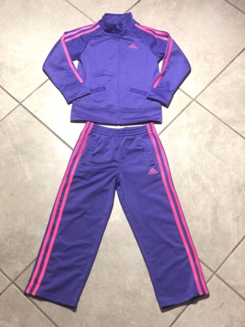 Youth Adidas Superstar Tracksuit - Purple / Pink Size 5 Tall Girls ...