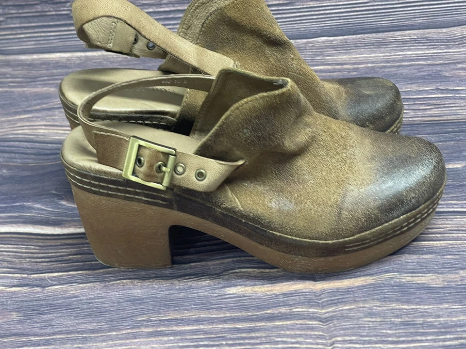Antelope Stelle Platform Slingback Clog Women size 38 D US 7 - Image 4 of 4