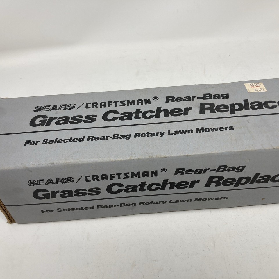 Sears Craftsman lawnmower grass bag NOS grass catcher replacement 71