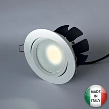 Recessed LED spotlight round 15W 3000K° white