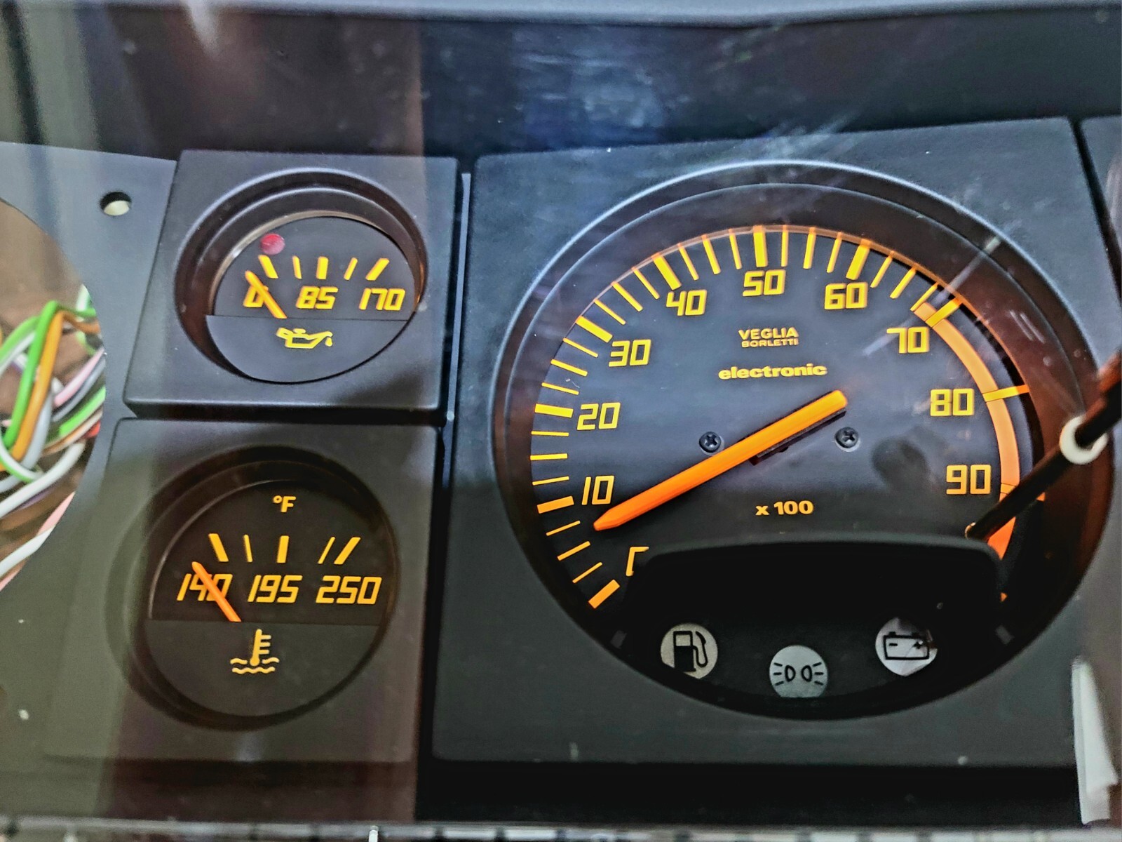 Ferrari Testarossa Instrument Cluster/Tach/Gauges