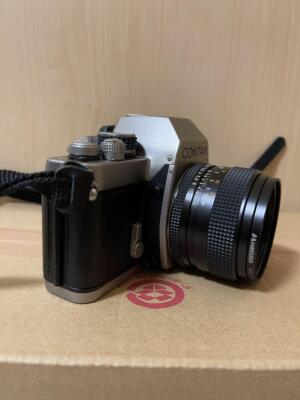 CONTAX S2 Carl Zeiss Planar 50mm F1.4 SLR Film Camera Black