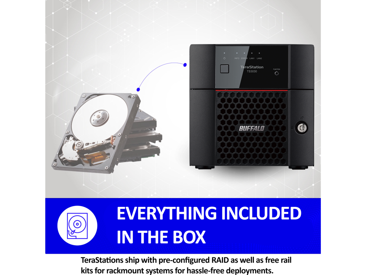 Buffalo TS3210DN0202 2TB搭載モデル BUFFALO TeraStation TS3210DN0202 2TB NAS