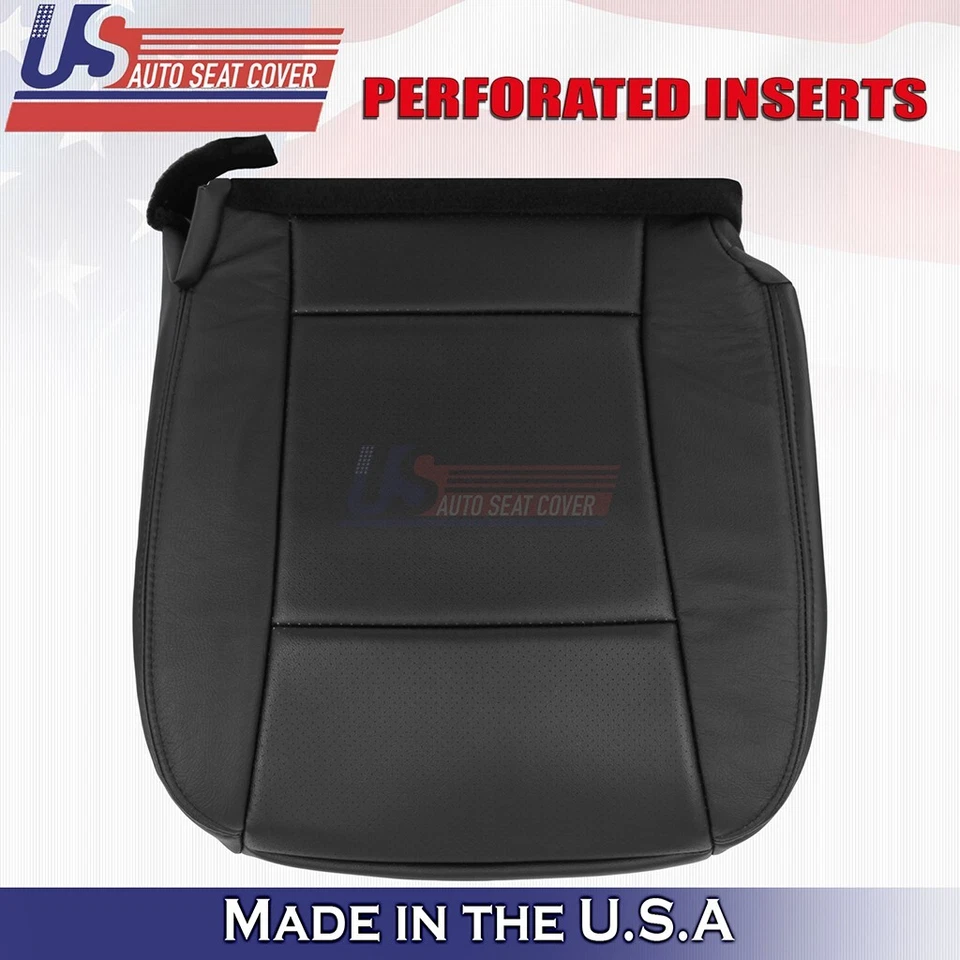 2007-2010 Fits Ford Explorer Sport Trac Front Bottoms Leather Cover Black - Image 2 of 4