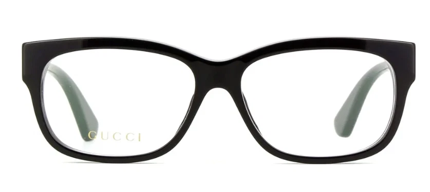 *NUEVO AUTÉNTICO* MARCO NEGRO MULTICOLOR GUCCI GG0278O-011, Tamaño 55 mm Foto 3 de 4