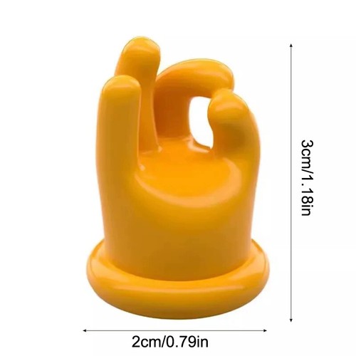 4PCS Universal Car Tyre Valve Caps OK Gesture Creative Valve Covers Anti-Dust - Picture 3 of 9